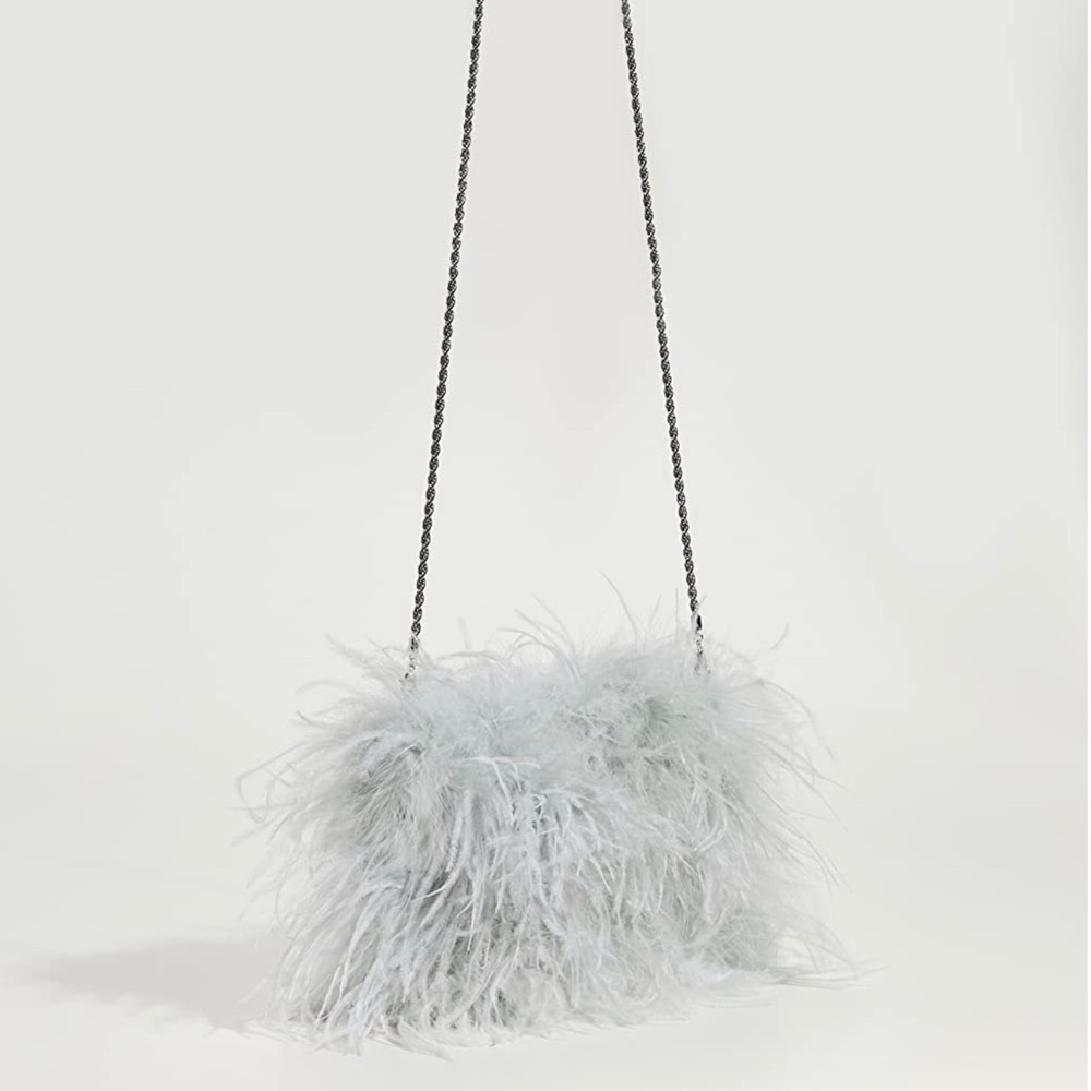 Loeffler Randal Feather Clutch
